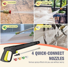 Load image into Gallery viewer, Compact 4800 PSI Pressure Washer with Foam Tank &amp; 25ft Hose for Outdoor Cleaning