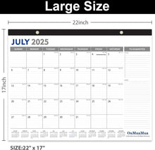 Load image into Gallery viewer, Spacious 2025-2026 Calendar Set - Ideal for Teams &amp; Collaborative Workspaces