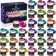 Load image into Gallery viewer, All-In-One Chameleon Mica Powder Set - 28 Stunning Colors for Multipurpose Use