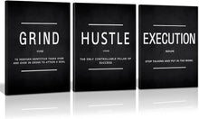 Load image into Gallery viewer, Inspirational Quotes Canvas Art - 3-Piece Motivational Wall Decor for Office