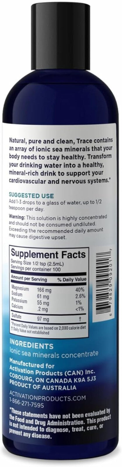 Transform Water with 70+ Ocean Trace Minerals – Support Muscle and Heart Health