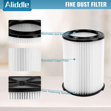 Load image into Gallery viewer, QwikLock VF4000 Filter Replacement - Washable 4-Pack for Ridgid/Husky Vacuums