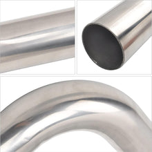 Load image into Gallery viewer, 2.5" T304 Stainless Steel 90 Degree Mandrel Bend Exhaust Pipe - Pack of 2