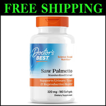 Load image into Gallery viewer, Recyclable Saw Palmetto 320mg Softgels - 180 Count Safety-Sealed for Quality