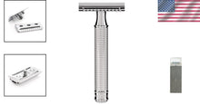 Load image into Gallery viewer, Grande R89 Luxury Double Edge Safety Razor with Closed Comb | Ergonomic Design