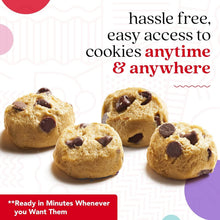 Load image into Gallery viewer, Time-Saving 64 Count Gluten-Free Chocolate Chip Cookie Dough Bites for Snacking