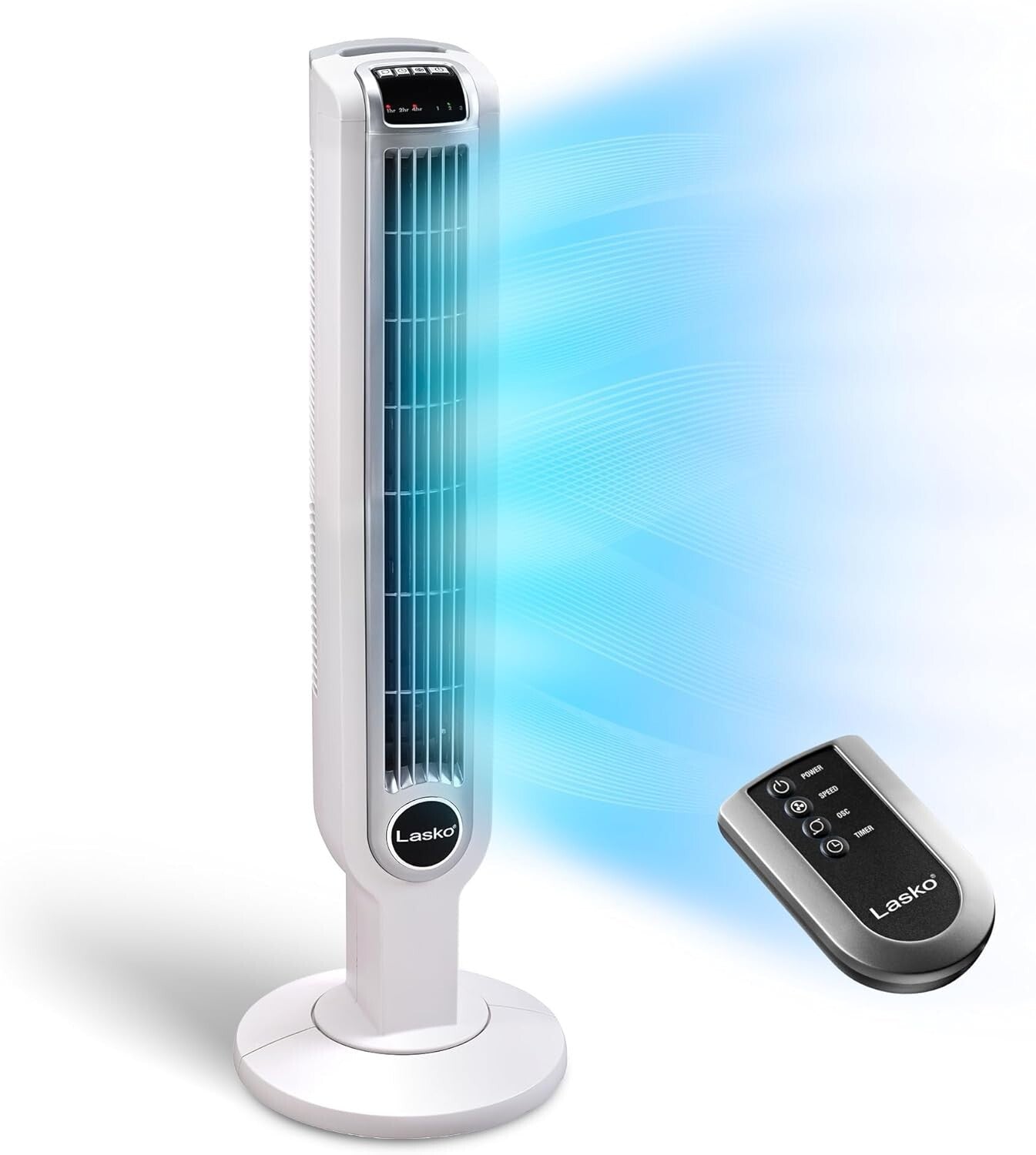 Portable 36" Oscillating Tower Fan with Timer - Ideal for Bedroom & Home Office