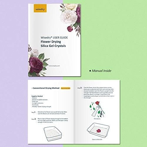 DIY Flower Drying with 8 LBs of High-Quality Color Indicating Silica Gel