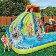 Load image into Gallery viewer, Aqua Sports 15' Inflatable Water Park with Climbing Wall &amp; Sports Activities