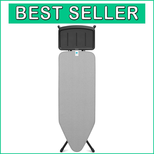 Extra Large 49x18 Inch Ironing Board C with Adjustable Height and Steam Holder