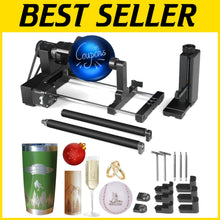 Load image into Gallery viewer, Versatile Laser Engraver Rotary Roller - Perfect for Glasses, Tumblers &amp; Rings
