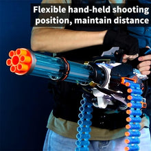 Load image into Gallery viewer, Motorized Blue Foam Dart Gun - 13m Range, 60 Darts, Perfect for Kids' Parties