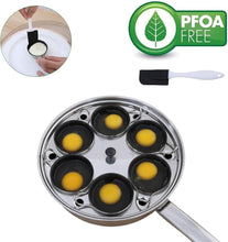 Load image into Gallery viewer, High-Quality Stainless Steel Egg Poacher Pan - 6 Cups &amp; Dishwasher Safe Design