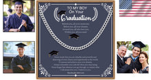 Load image into Gallery viewer, Men's 20in Silver/Black/Gold Chain - Chunky Cuban Link Graduation Gift Idea
