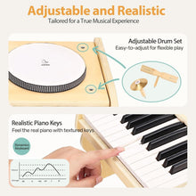 Load image into Gallery viewer, 25-Key Kids Piano with Drum Kits - Dual Play Musical Instrument for Children