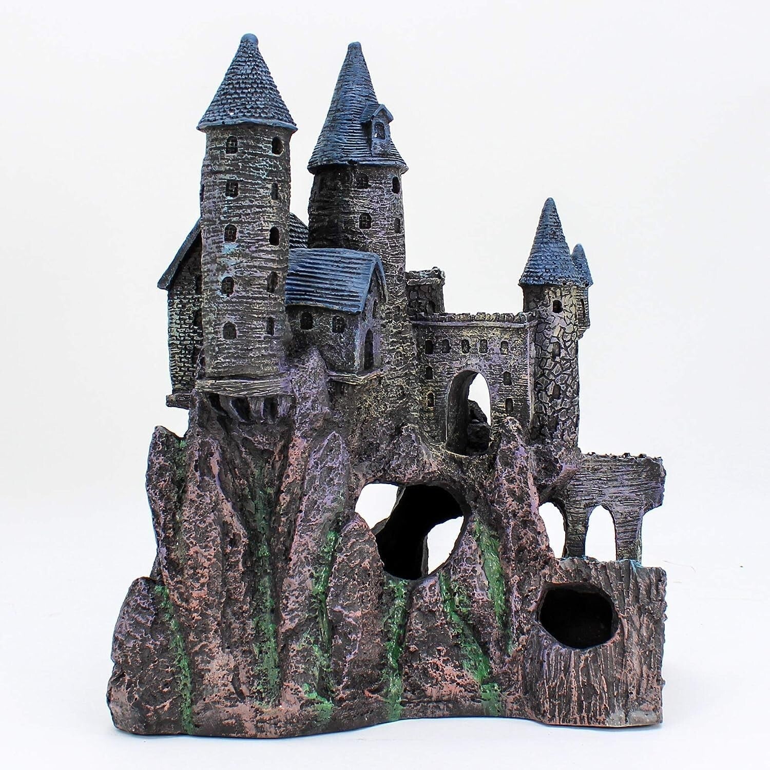 Whimsical Extra Large Wizard's Castle Aquarium Décor for Fish of All Sizes