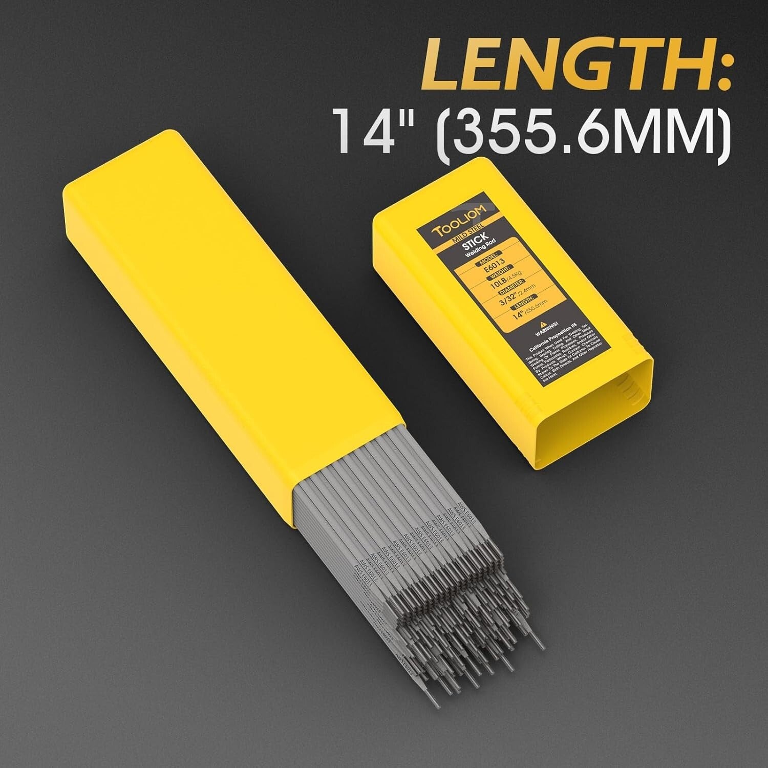 3/32" E6013 Carbon Steel Welding Rods - 10LB Pack for Reliable Performance