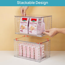 Load image into Gallery viewer, Multi-Purpose Acrylic Storage Drawers - 4-Pack Clear Bins for Tidying Spaces