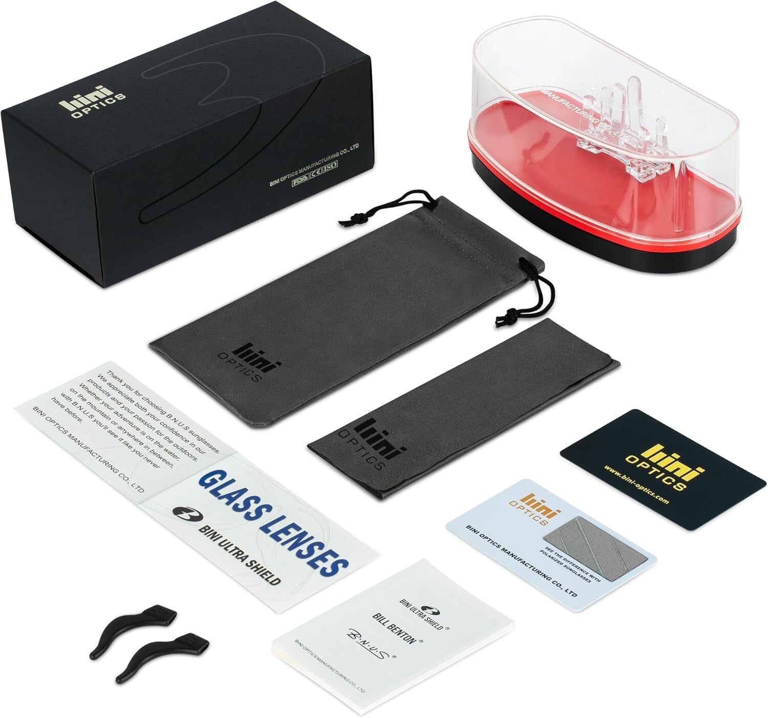 Stylish BNUS Polarized Sunglasses with Corning Glass - UV Protection & Comfort