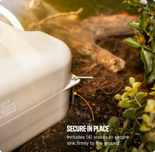 Load image into Gallery viewer, Portable Camping Sink with Soap Dispenser &amp; Foot Pump – 17L Hygiene Station