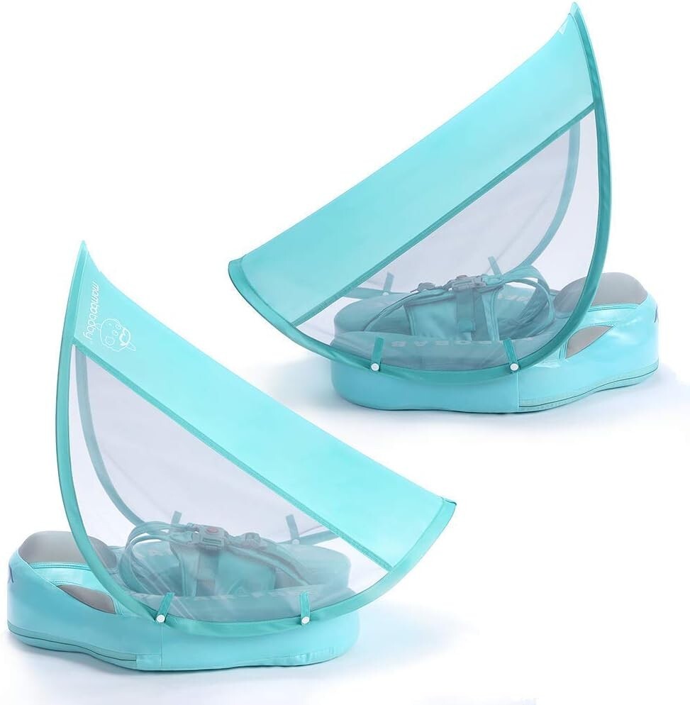 Baby Swim Float with Canopy - Ideal for Safe Backstroke & Breaststroke (3-24 M)