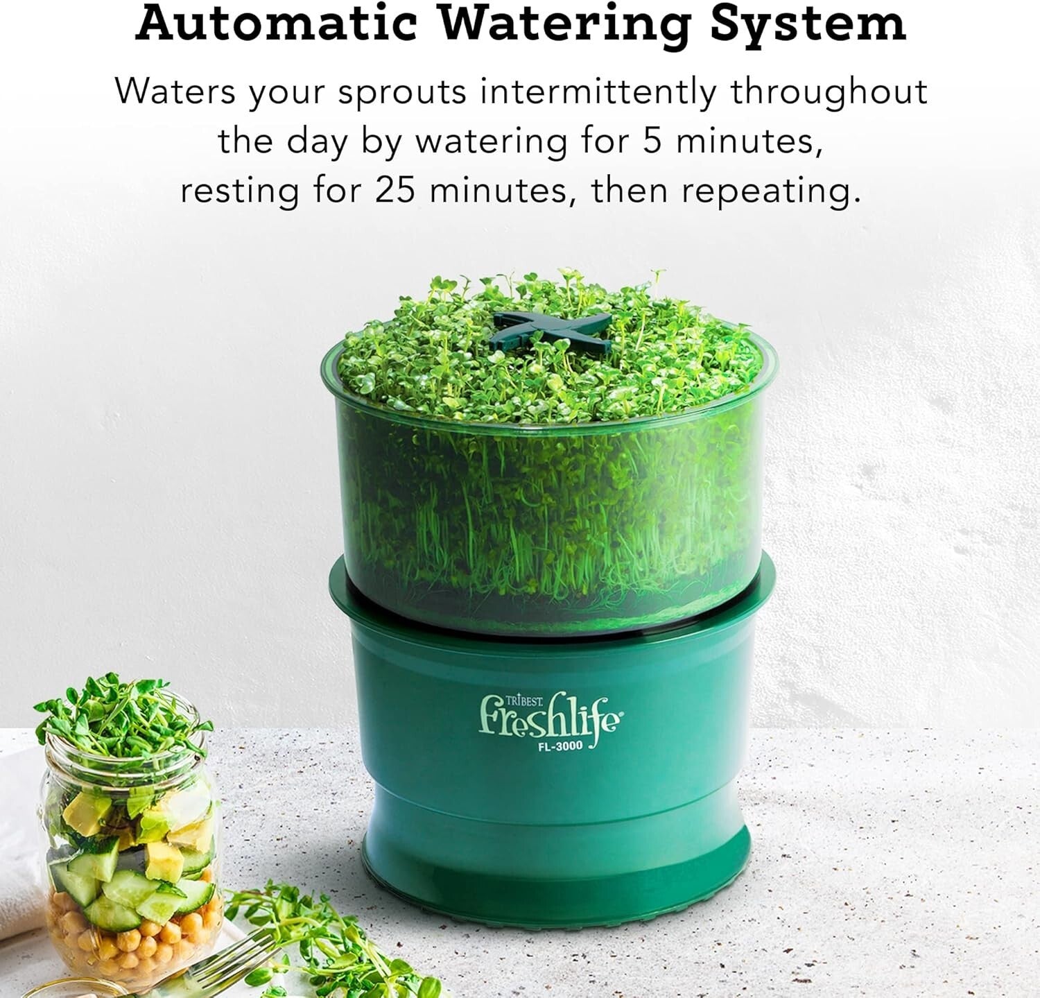 Freshlife FL-3000: Automatic Seed Sprouter for Year-Round Organic Greens
