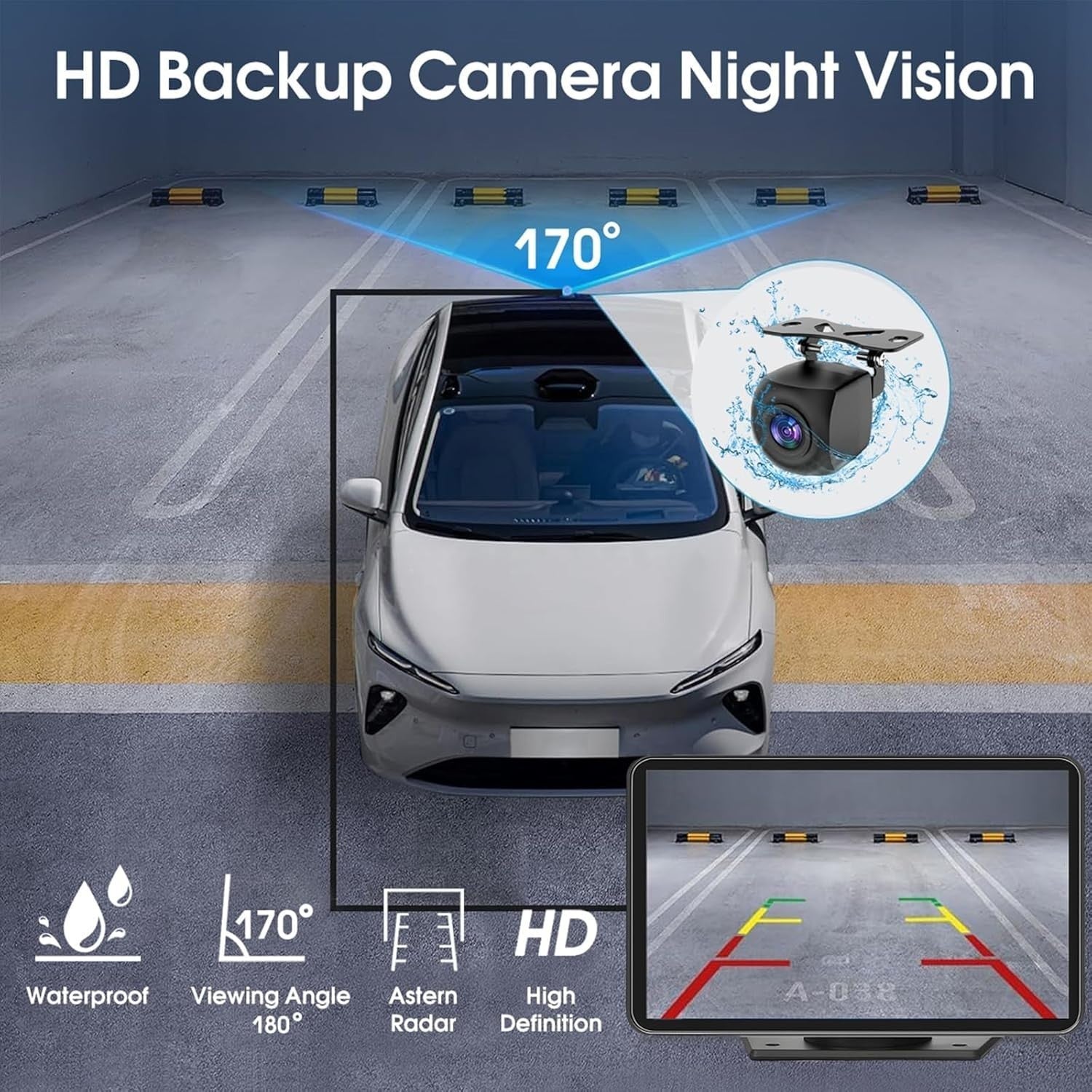 Advanced 7" Portable CarPlay Screen with Backup Camera & Real-Time Navigation