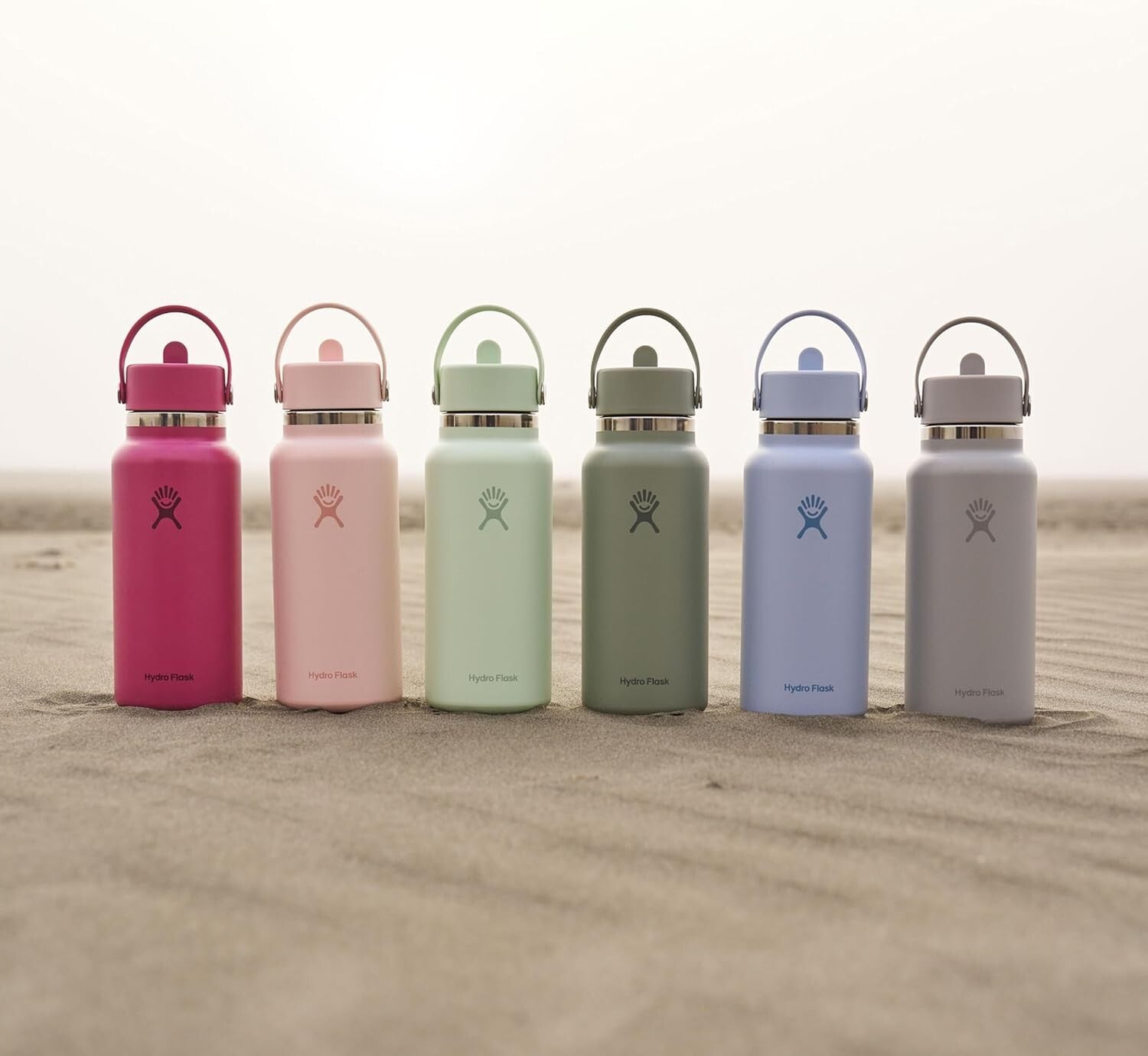 64 Oz Vacuum Insulated Stainless Steel Water Bottle with Leakproof Straw Lid