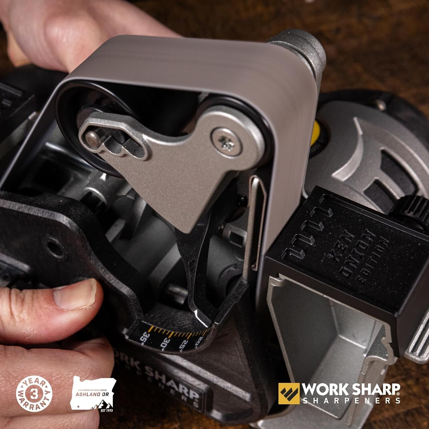 Adjustable Blade Grinder Attachment for Ken Onion MK.2: Custom Sharpening Tool