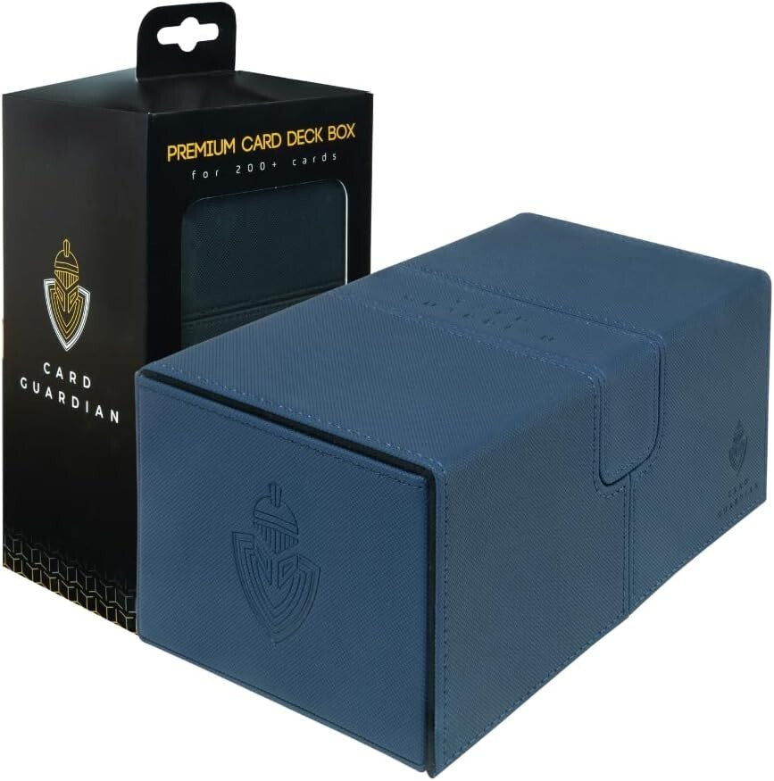 Elegant Blue Card Case - Premium Storage for Magic the Gathering & More