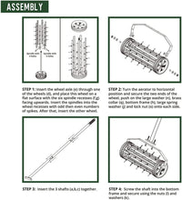 Load image into Gallery viewer, Spike Lawn Aerator with Galvanized Steel Handle - Promote Ultimate Lawn Health