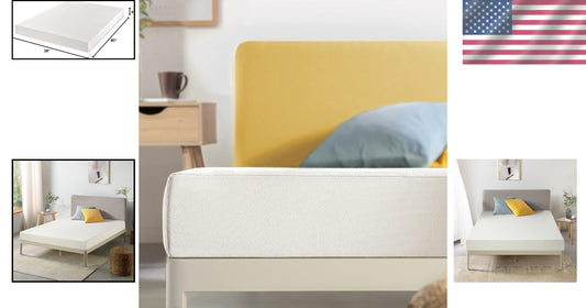 6-Inch Bed-in-A-Box Memory Foam Twin XL Mattress with Green Tea Infusion