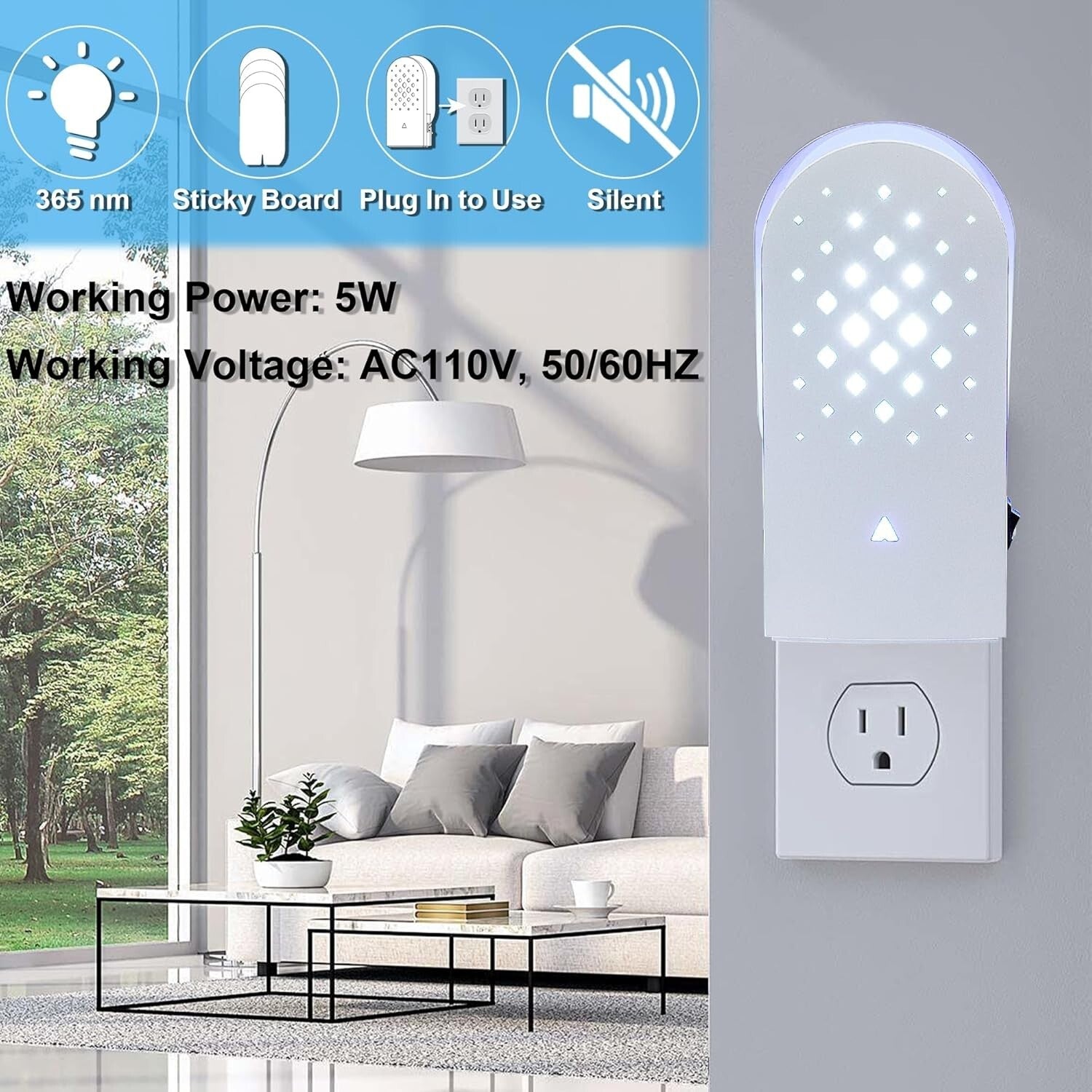 2-Pack Electric Mosquito Traps with 10 Sticky Boards - Ultimate Indoor Insect...