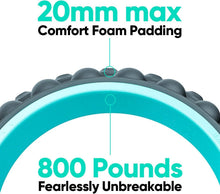 Load image into Gallery viewer, Portable Back Wheel Foam Roller - Targeted Muscle Relief &amp; Stretcher