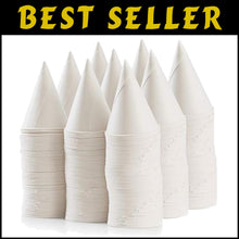 Load image into Gallery viewer, Versatile 2000 Pack White Cone Paper Cups - Perfect for Snow Cones &amp; Events