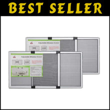 Load image into Gallery viewer, Expandable Window Screens - Adjustable High-Density Mesh, Tool-Free Installation