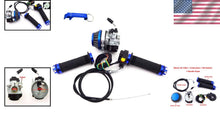 Load image into Gallery viewer, Motorized Bicycle Racing Carburetor &amp; Blue Grip Kit - 50cc to 80cc Compatibility