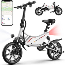 Load image into Gallery viewer, Urban 350W Folding Electric Ebike - 37 Miles Range, Adjustable Seat, GPS Enabled