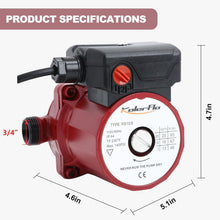 Load image into Gallery viewer, High Efficiency 3/4 Inch Circulation Water Pump - Prevents Pipe Freezing RS15-6