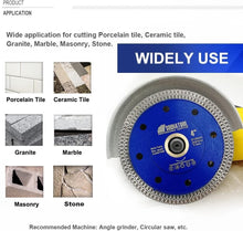 Load image into Gallery viewer, 8-Inch Diamond Saw Blade for Porcelain, Ceramic, Granite &amp; Marble Cutting