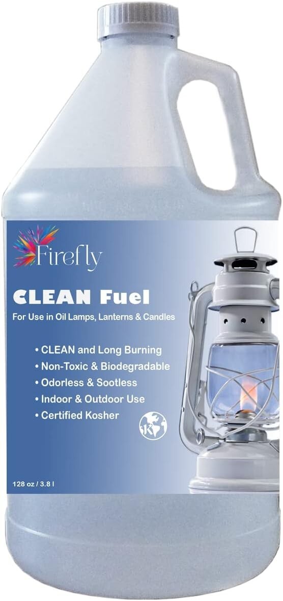 Eco-Friendly Smokeless Lamp Oil - 1 Gallon, Too Good for Indoor & Outdoor Use