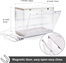 Load image into Gallery viewer, Elegant Dustproof Display Case with Lighting for Mini Action Figures, 11.8x9.1