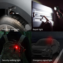 Load image into Gallery viewer, IP65 Waterproof 1800 Lumen Tactical Flashlight with Type-C Rechargeable Battery