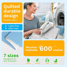 Load image into Gallery viewer, Quilted Cloth Washable Pet &amp; Senior Bed Pads - 10 Pack for Ultimate Protection