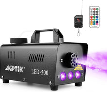 Load image into Gallery viewer, Automatic Spray Smoke Machine with Colorful LED Effects and Remote Control