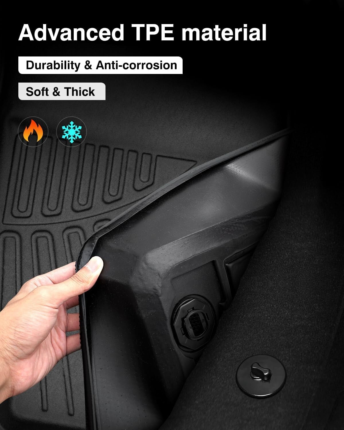 Custom-Fit Heavy Duty Floor Liners for 2024 2025 Subaru Crosstrek - Easy Clean