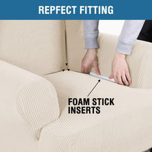 Load image into Gallery viewer, Premium 1 Piece Wing Chair Covers - Soft Stretch Fabric, Easy Care Protection