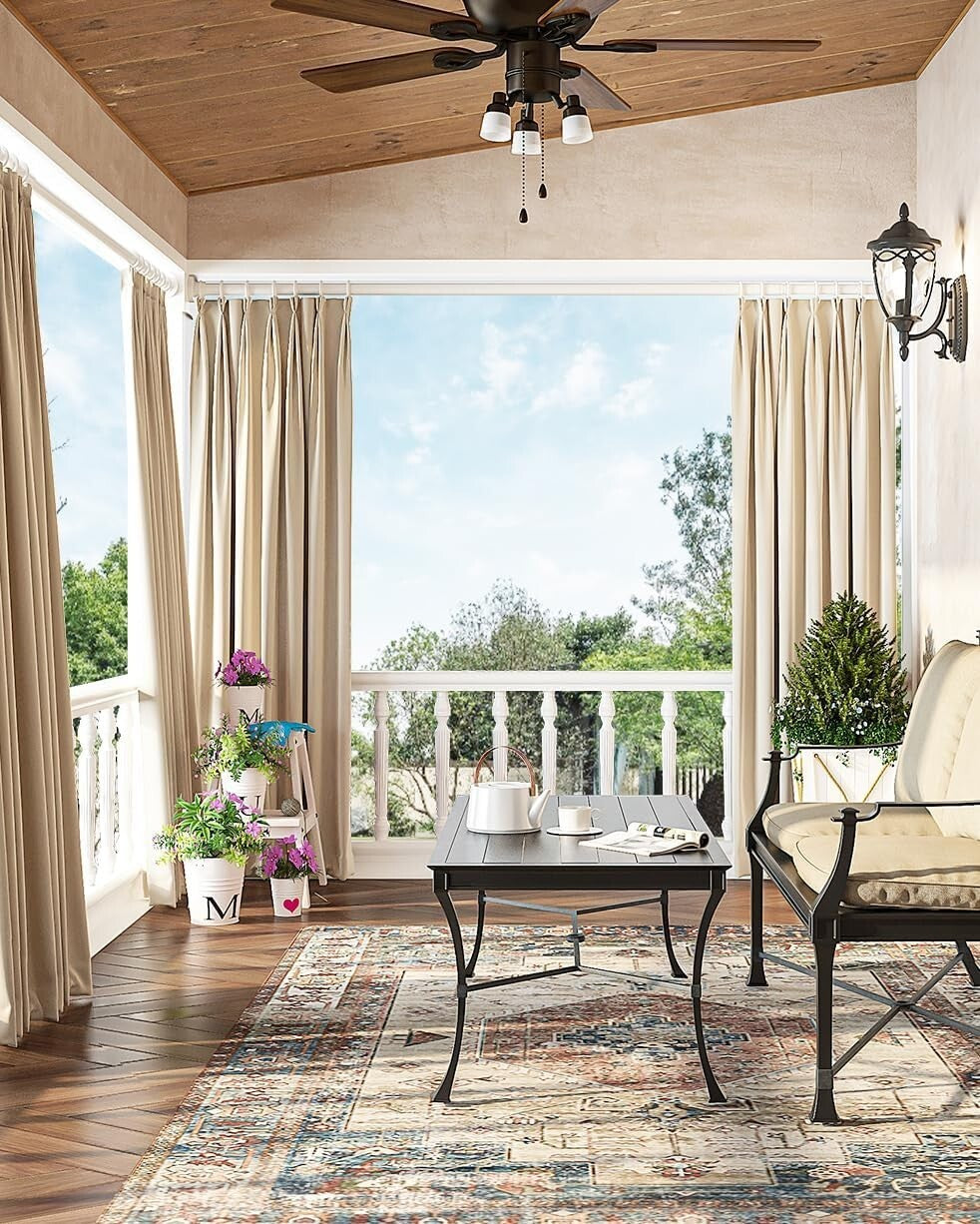 Durable No-Drill Tension Curtain Rods 66-120 Inch - Stability for Every Window