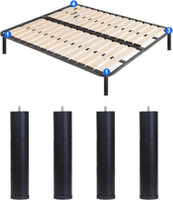 Load image into Gallery viewer, Durable 11-Inch Stainless Steel Bed Legs - M8 Thread, Set of 4 Adjustable Feet