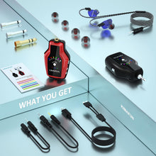 Load image into Gallery viewer, Multi-Channel Wireless In-Ear Monitor System with Noise Isolation &amp; Accessories